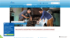 Desktop Screenshot of modra.si