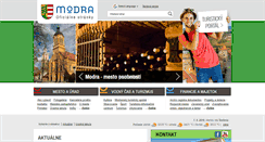 Desktop Screenshot of modra.sk