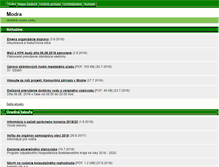 Tablet Screenshot of modra.sk